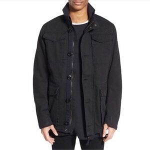 G Star Raw Denim black Canvas Field Just the Product Jacket Sz Large black
